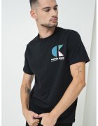 Calvin Klein Jeans Tricou regular fit cu logo pe piept - Negru/Roz pal