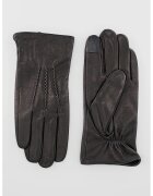 Calvin Klein Manusi din piele - Negru