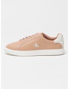 Calvin Klein Pantofi sport din piele cu detaliu logo - Roz prafuit