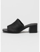 Calvin Klein Papuci cu toc cu model tip monograma - Negru