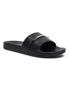 Calvin Klein Papuci din piele ecologica cu decoratiune metalica - Negru