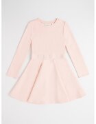 Calvin Klein Rochie evazata cu logo - Roz prafuit