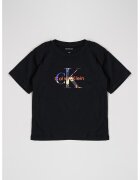 Calvin Klein Tricou din bumbac cu imprimeu logo - Negru/Galben
