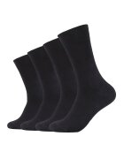 Camano Set de sosete lungi unisex - 4 perechi - Negru