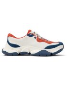Camper Pantofi sport cu piele si garnituri din piele nabuc Karst 2 - Alb/Albastru