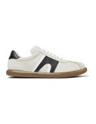 Camper Pantofi sport de piele 27213 Pelotas Soller - Negru/Alb optic/Alb murdar