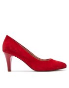Caprice Pantofi dama 303662479 - Piele intoarsa - Rosu