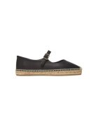Castaner Espadrile dama 025701-100 - Piele naturala - Negru