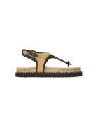 Castaner Espadrile dama 025719-100 - Sintetic - Negru/Bej