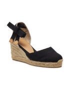 Castaner Espadrile dama - negru - material textil - platforma confortabila -