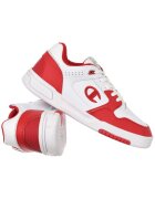 Champion Pantofi sport barbati - 47 -5 - culoare alb rosu - piele naturala si material sintetic -