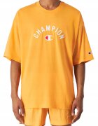 Champion Tricou lejer cu imprimeu logo si maneci cazute