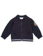 Chicco Pulover copii cardigan bleumarin - 80% lana - 20% poliamida - stil elegant -