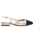 Clara Barson Sandale dama - piele ecologica - negru/auriu