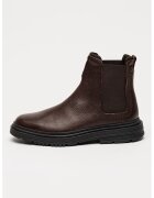 Clarks Ghete Chelasea de piele Badbury - Maro cognac