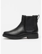 Clarks Ghete Chelsea de piele Nella - Negru