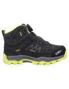 Cmp Bocanci trekking copii Kiruna Mid FitGo FW 2024 Negru/Galben - Negru