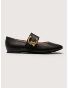 Coccinelle Balerini Mary Jane din piele C-Me - Negru