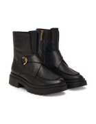 Coccinelle Botine dama 305541727 - Piele naturala - Negru