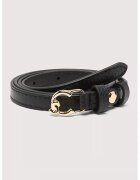 Coccinelle Curea uni de piele C-Me - Gri antracit