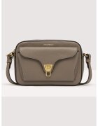 Coccinelle Geanta crossbody de piele Beat Soft - Maro taupe
