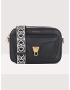 Coccinelle Geanta crossbody de piele cu barera detasabila Beat Soft - Auriu/Negru