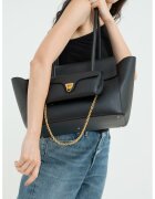 Coccinelle Geanta de piele cu bareta de umar si etui detasabil Double Beat - Negru