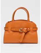 Coccinelle Geanta tote de piele cu bareta decorativa Sabine - Portocaliu stins