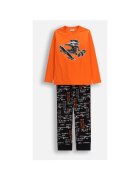 Coccodrillo Pijama din bumbac cu imprimeu text si grafic