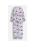 Coccodrillo Pijama lunga din bumbac cu imprimeu cu inimioare
