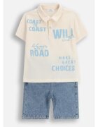 Coccodrillo Set cu tricou polo&blugi scurti