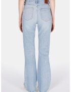 COLINS Blugi bootcut cu talie inalta - Albastru glaciar