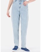 COLINS Blugi boyfriend fit cu talie inalta - Albastru pastel