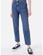 COLINS Blugi crop cu croiala dreapta - Albastru deschis
