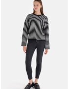 COLINS Blugi crop cu model cu 5 buzunare - Gri inchis