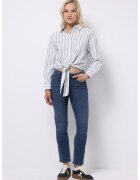 COLINS Blugi crop cu talie inalta - Bleumarin