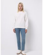 COLINS Blugi crop slim fit cu talie medie - Albastru prafuit