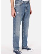 COLINS Blugi de bumbac cu 5 buzunare - Albastru