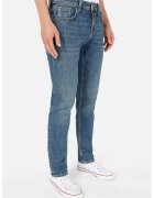 COLINS Blugi drepti cu 5 buzunare - Albastru