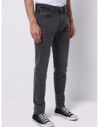 COLINS Blugi drepti cu model uni - Gri inchis