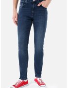 COLINS Blugi skinny cu aspect decolorat - Bleumarin