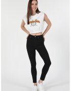 COLINS Blugi skinny cu talie inalta - Negru