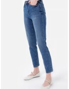 COLINS Blugi slim fit cu aspect decolorat Carla - Albastru inchis