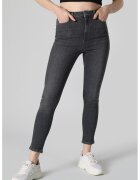 COLINS Blugi slim fit cu talie inalta - Gri antracit