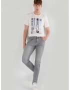 COLINS Blugi slim fit cu talie joasa - Gri deschis