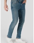 COLINS Blugi slim fit cu talie medie - Albastru inchis