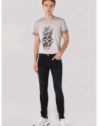 COLINS Blugi slim fit cu talie medie - Negru