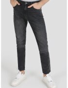 COLINS Blugi uni cu talie medie - Negru stins