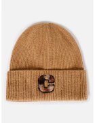 COLINS Caciula elastica cu broderie - Maro