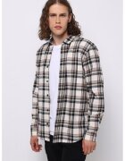 COLINS Camasa din bumbac cu model in carouri - Negru/Maro/Bej